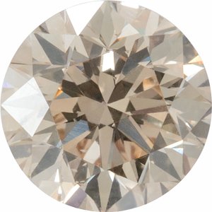 .33ct SI Top Light Brown Round Diamond