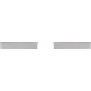Sterling Silver Bar Earring