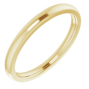14K Yellow Band for 4.1 mm Round Ring