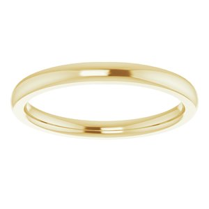 14K Yellow Band for 4.1 mm Round Ring