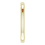 14K Yellow Band for 4.1 mm Round Ring