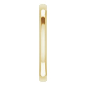 14K Yellow Band for 4.1 mm Round Ring