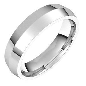 10K Rose 3 mm Knife Edge Comfort Fit Band Size 6.5