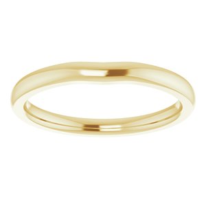 14K Yellow Band for 4.1 mm Round Ring