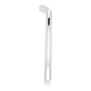14K White Band for 5.8 mm Round Ring