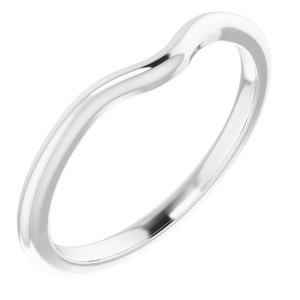 Sterling Silver Band for 4 mm Square Ring