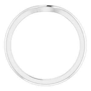 Sterling Silver Band for 4 mm Square Ring
