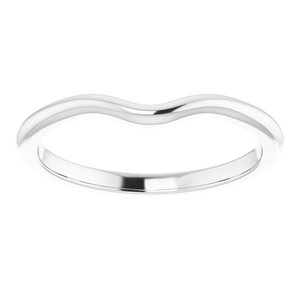 Sterling Silver Band for 4 mm Square Ring
