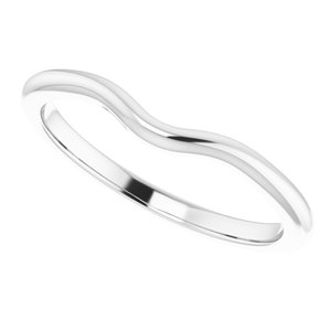 Sterling Silver Band for 4 mm Square Ring