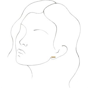 Sterling Silver Bar Earring