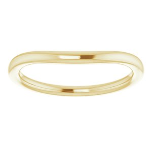 14K Yellow Band for 4.1 mm Round Ring