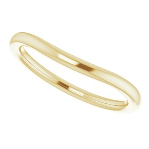 14K Yellow Band for 4.1 mm Round Ring