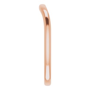 18K Rose Band for 4.1 mm Round Ring
