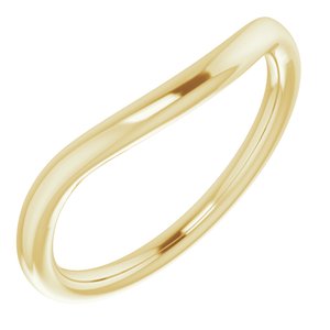 18K Rose Band for 4.1 mm Round Ring